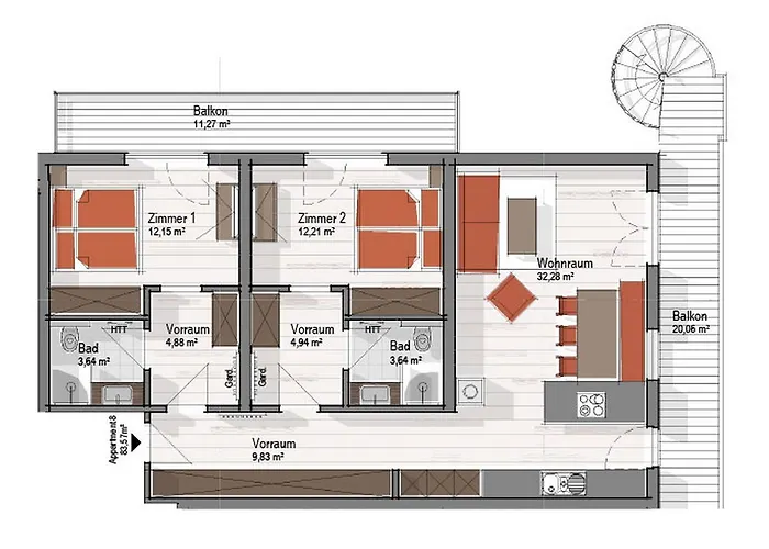 Garni Schranz شقة فندقية